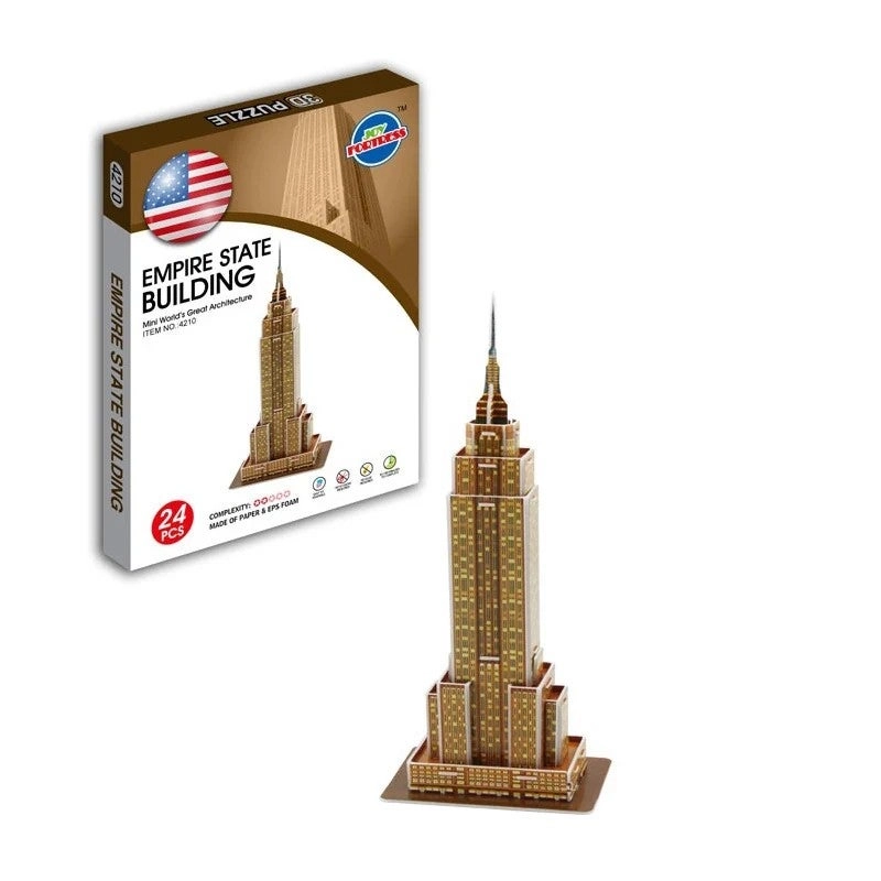 Bluejw Famous Structure 3D Puzzle