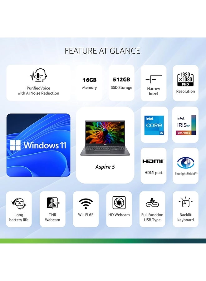 A515-57-71Y9 - 15.6'' 1 TB 16 GB 12650H