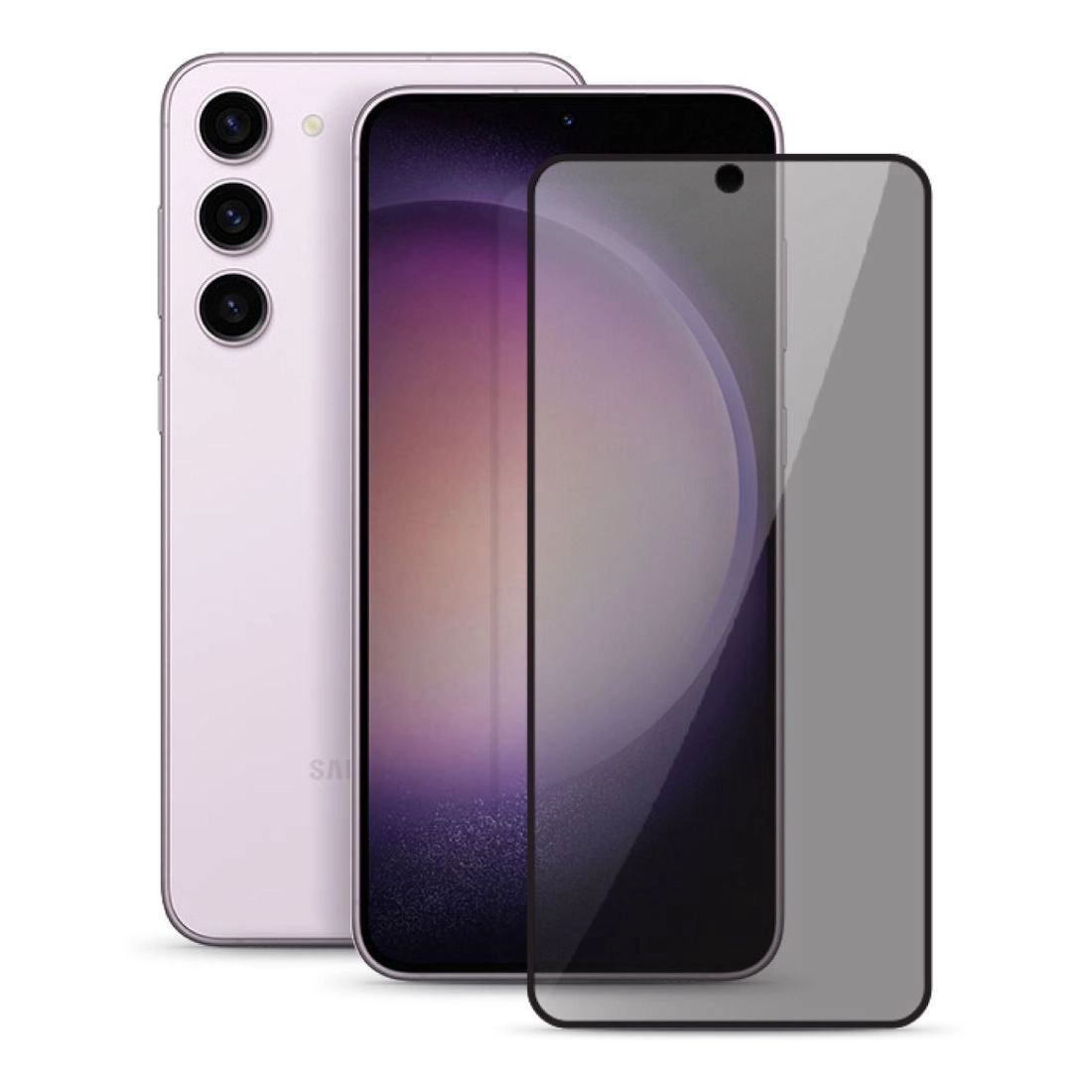 Hyphen Tempered Glass Samsung Galaxy S23+ - Privacy 0.33mm Anti-Fingerprint