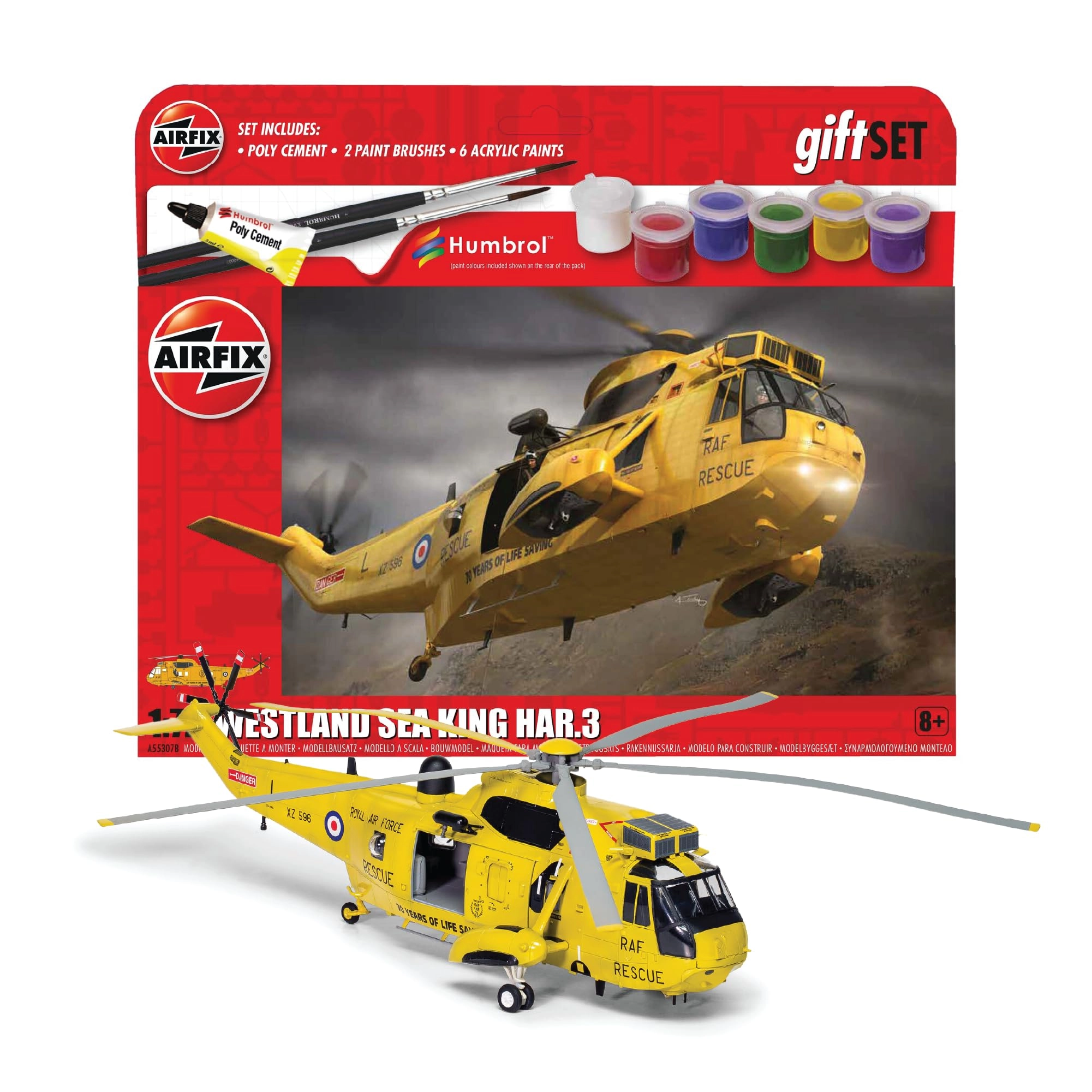 Hornby Hobbies Westland Sea King HAR.3 Model Kit (B09RZZV286) - 1:72
