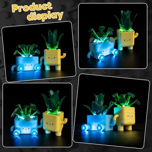 LED Lighting Set (10349) - Continuous Light Kit Compatible with 10349 Botanicals Happy Plants