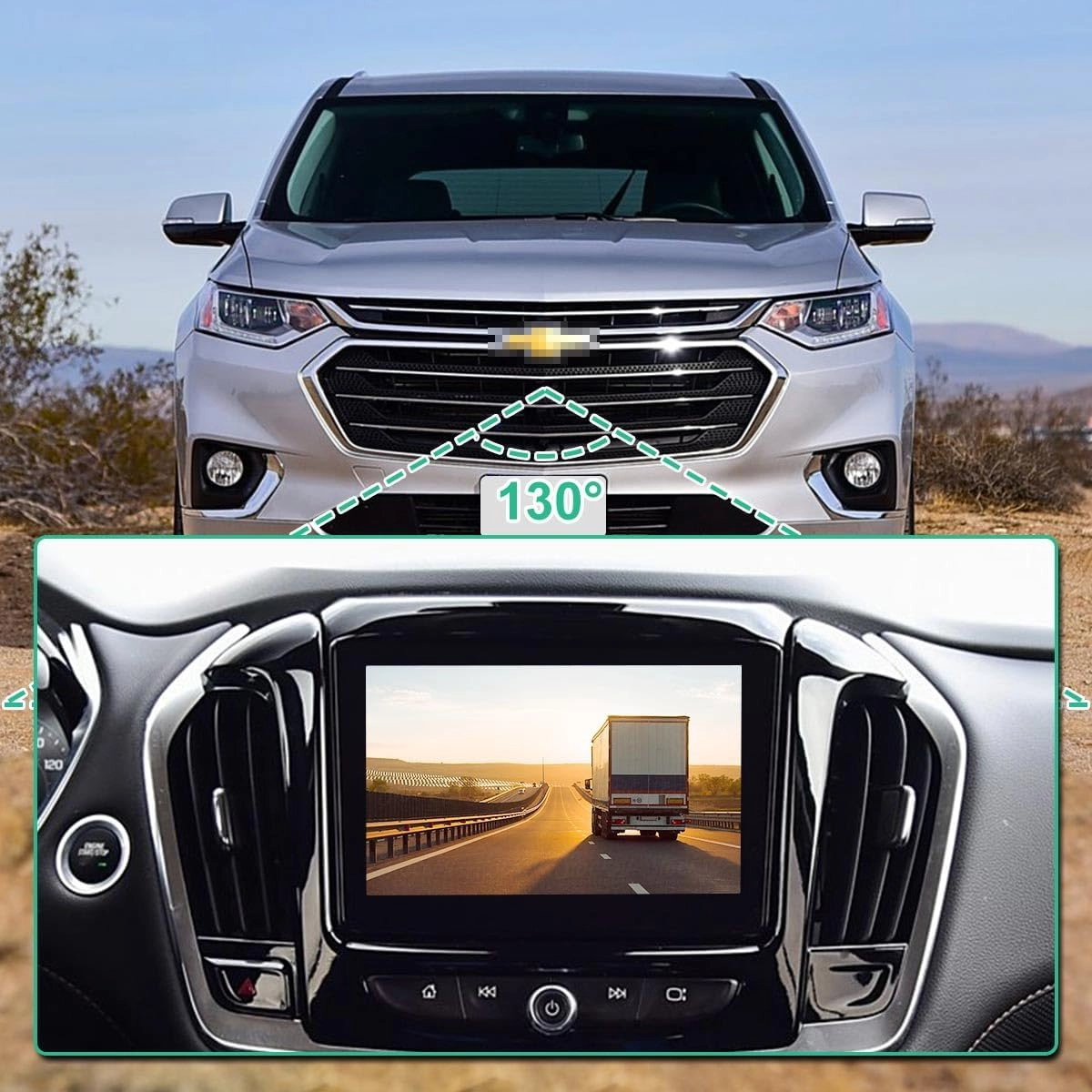 Front View Camera for Chevy Traverse 2018-2021