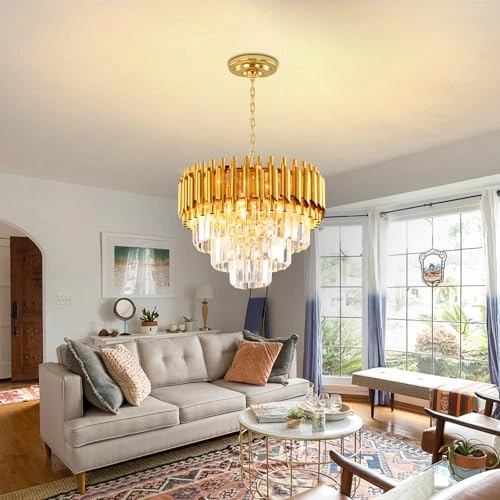 Crystal Chandelier - 23.6inch