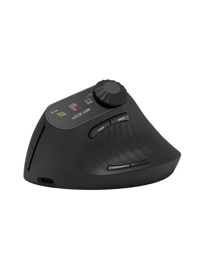 Smart OLED Vertical Mouse - Wireless