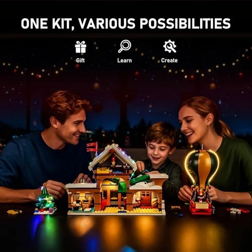 LED Light Kit for LEGO Icons Santa's Post Office