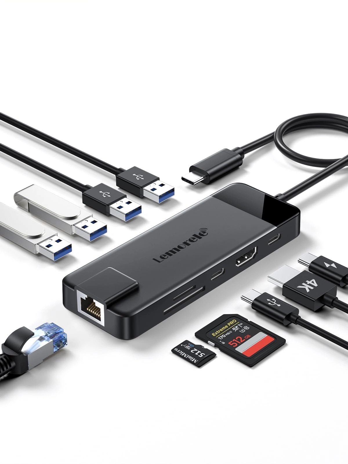 Lemorele USB-C Hub