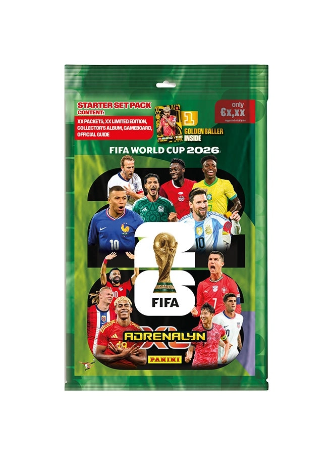 Panini FIFA World Cup 2026 Starter Pack - Adrenalyn XL A4 Binder