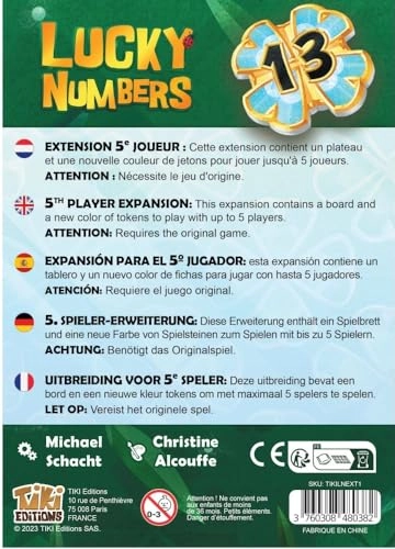 Lucky Numbers + 5th Player Expansion + Blumie Decap - 10 years and up