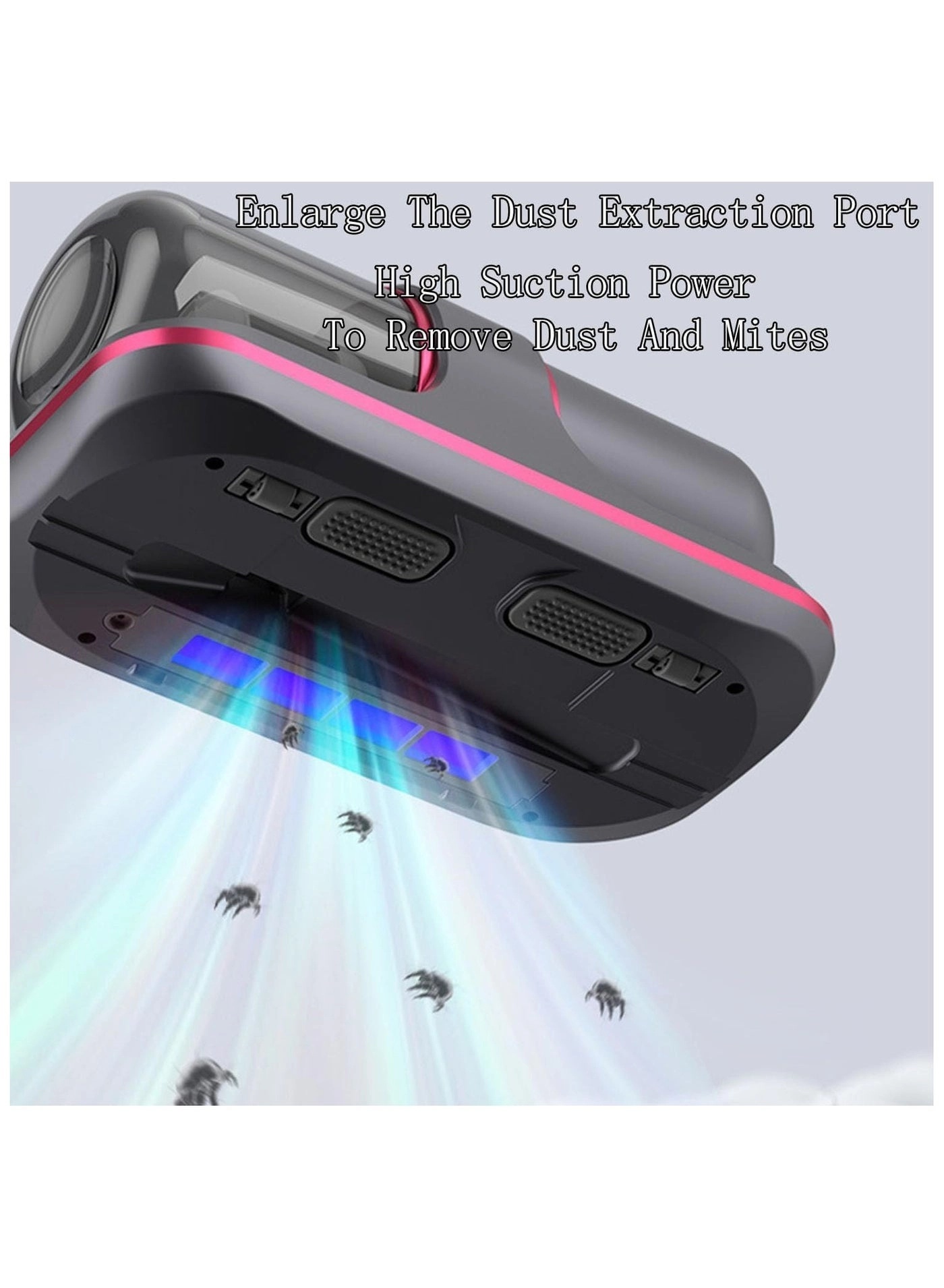 High-Frequency Cordless Mite Removal Vacuum Cleaner - UV-C Handheld