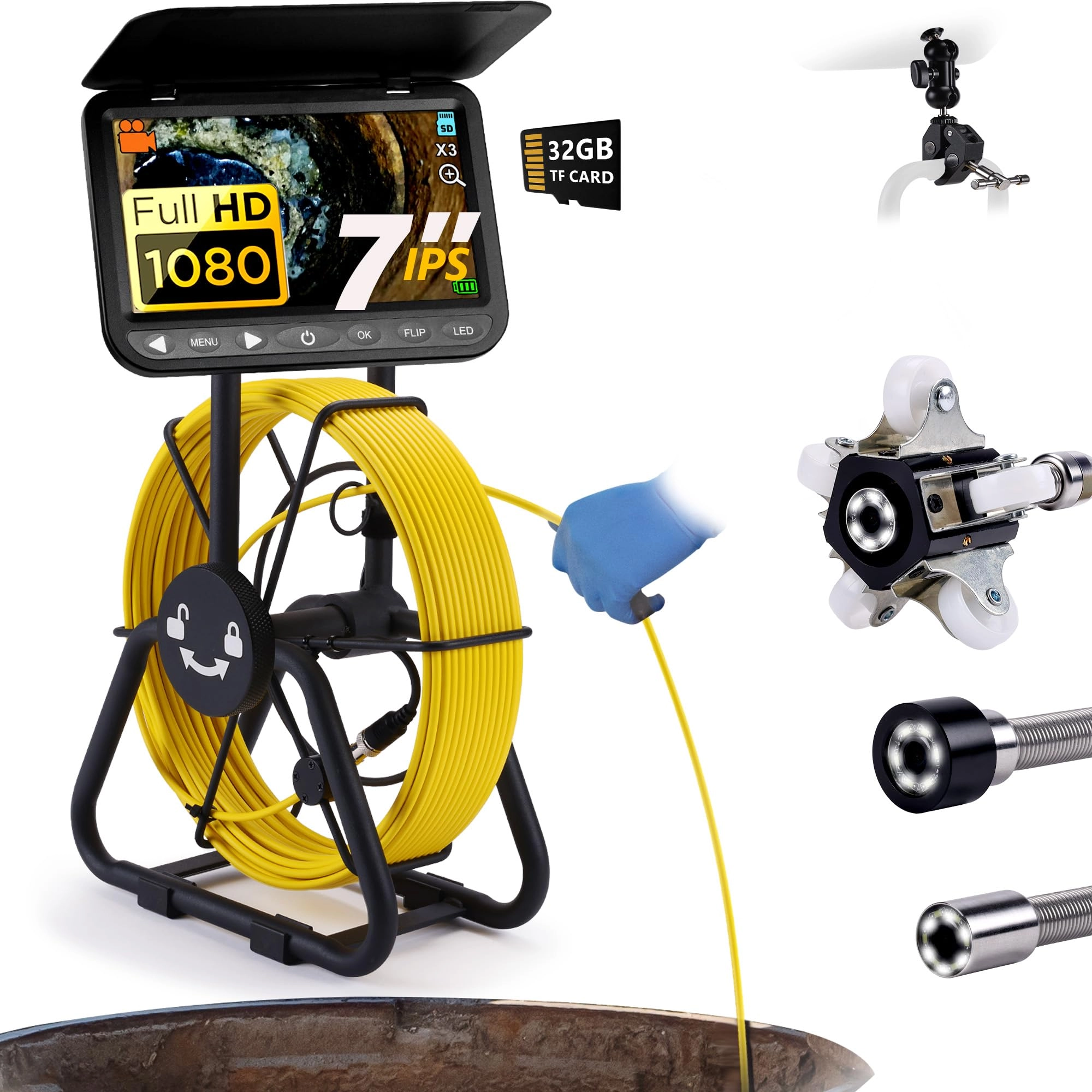 fishpro Sewer Camera - 30m 25mm