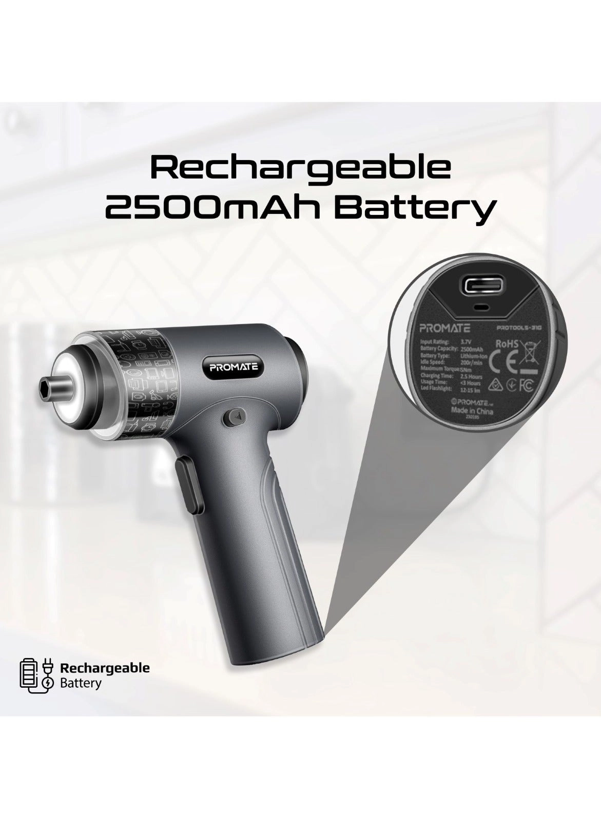 ProTools-31G - 2500mAh