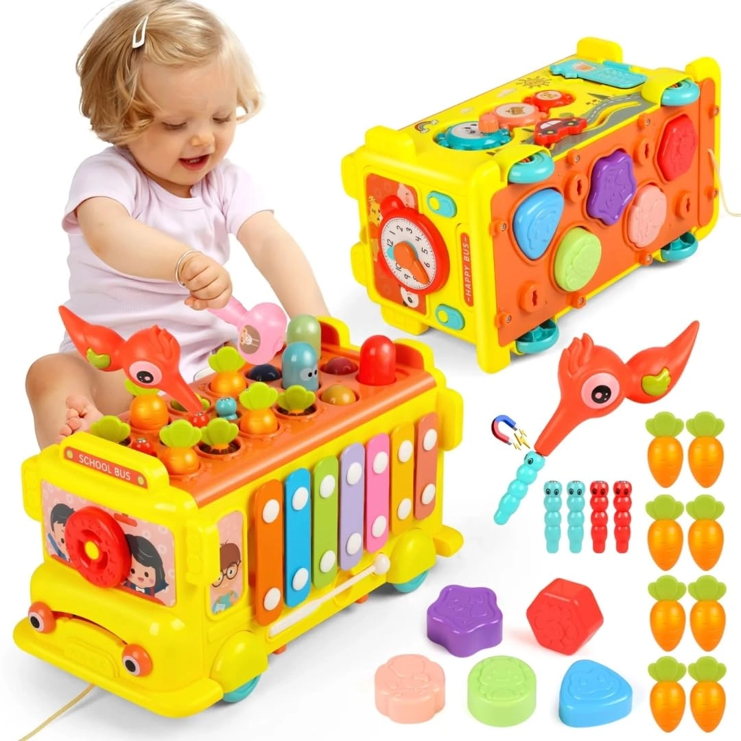 PLUSPOINT Activity School bus - 1.00 Pack