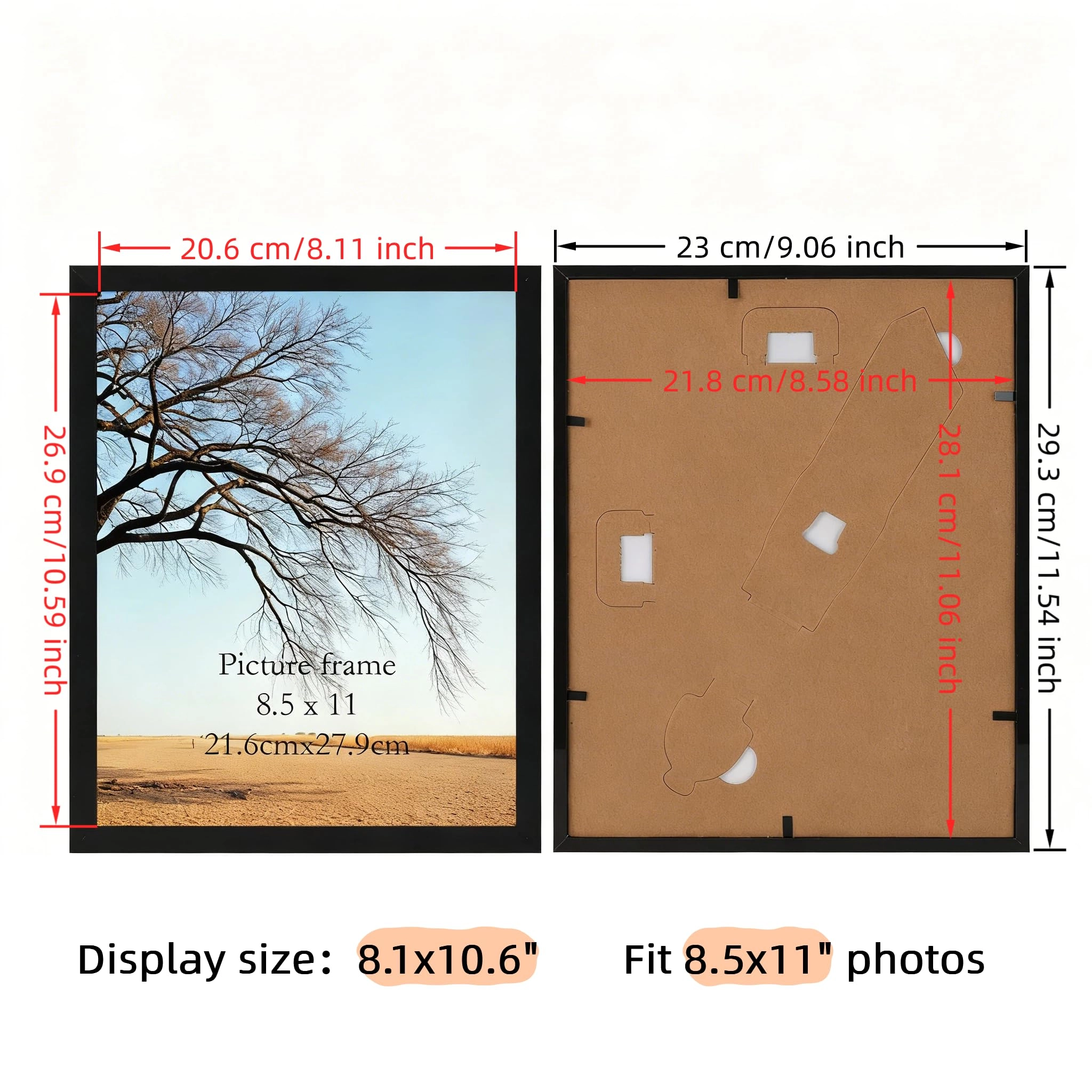 Picture Frame Set - 8.5x11