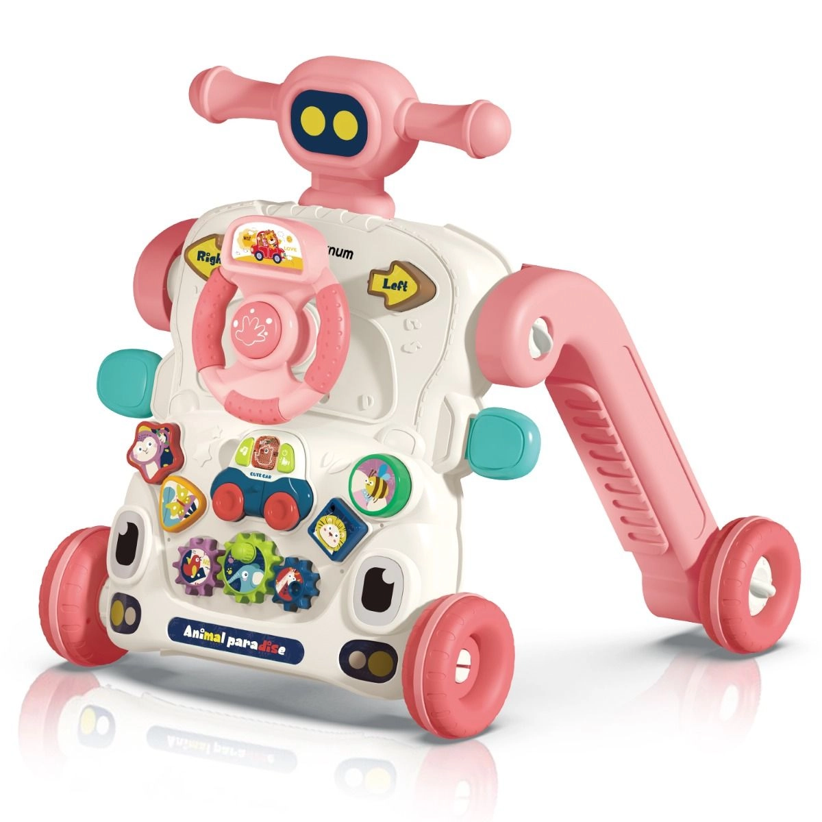 3-in-1 Baby Walker - Musical Keyboard Learning Table Mode