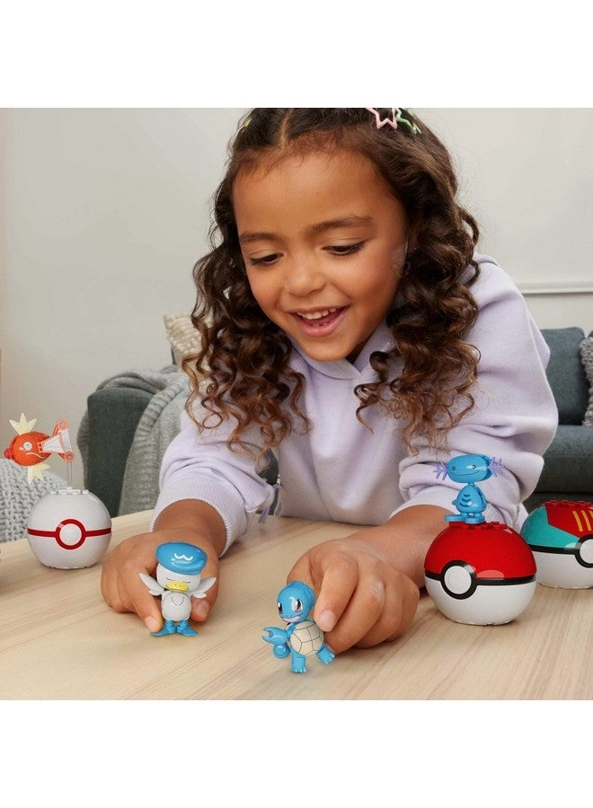 Pokémon Action Figure - Water-Type Trainer Team 2 Inches Tall