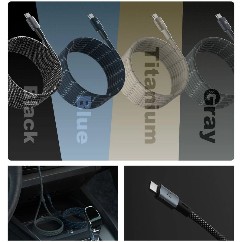 CASA MP100 Cable 240W USB-C to USB-C 1m Magnetic