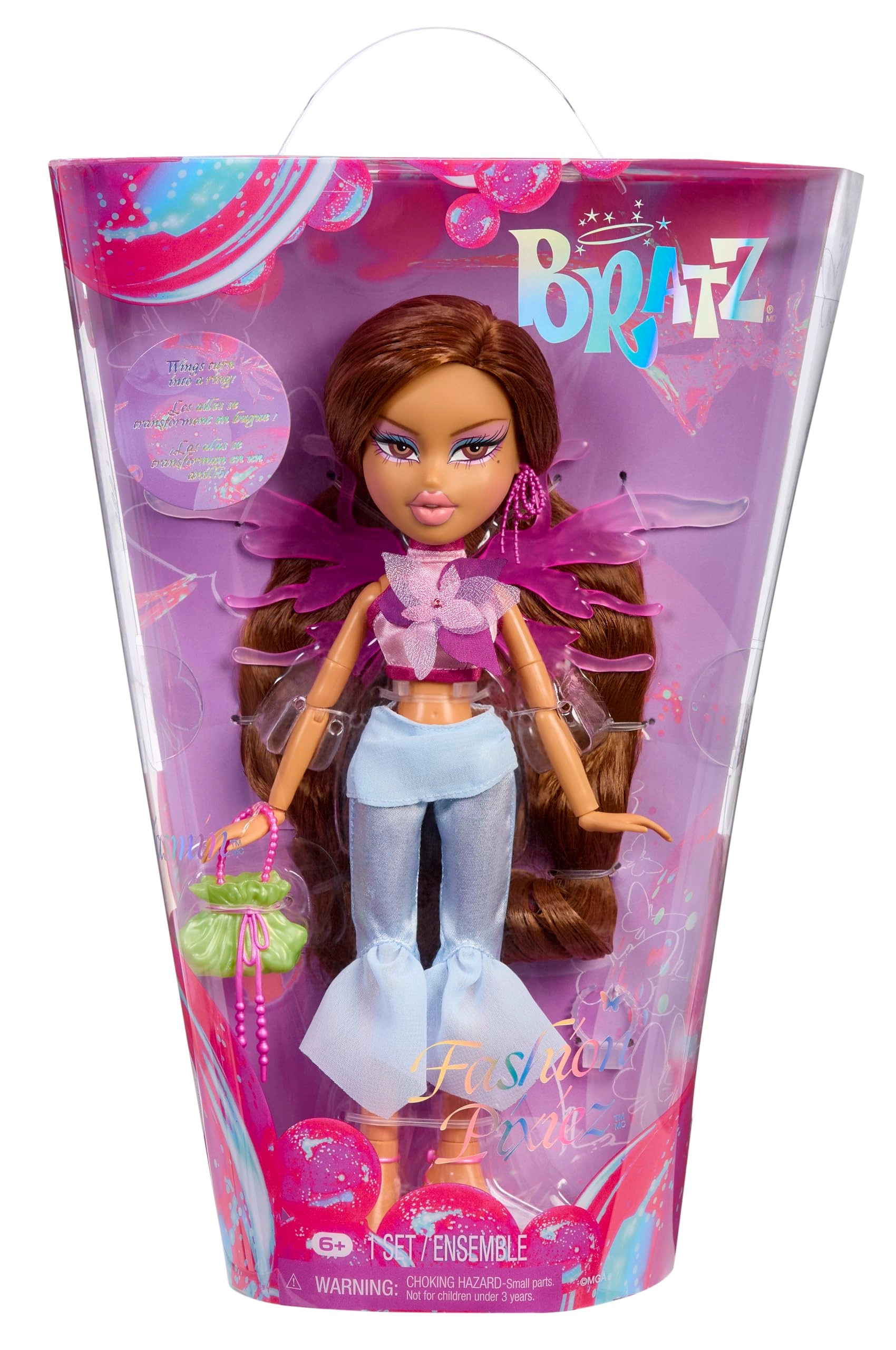 MGA Entertainment Yasmin Collectible Fantasy Doll - 11.5 inches Plastic Purple Ages 3+