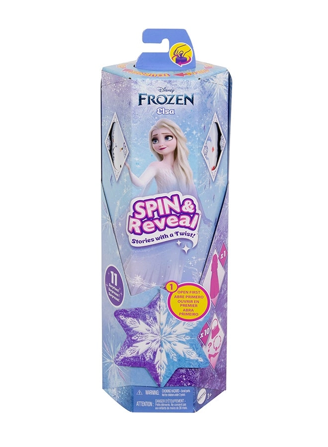 Elsa Fashion Doll - Frozen Spin & Reveal 11 Surprises