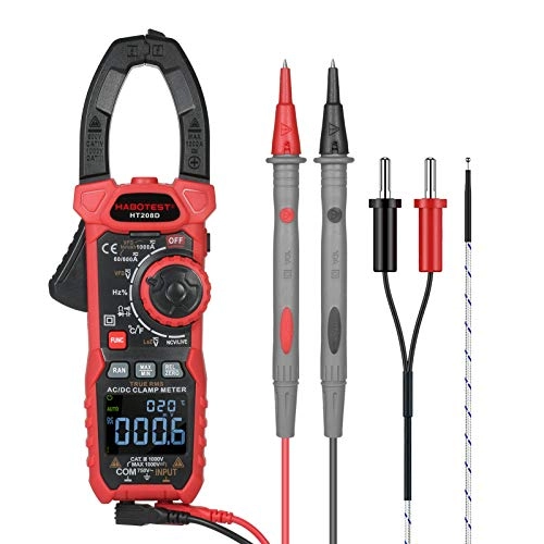 True RMS Digital Multimeter Clamp Meter - 1000A CAT III 40mm