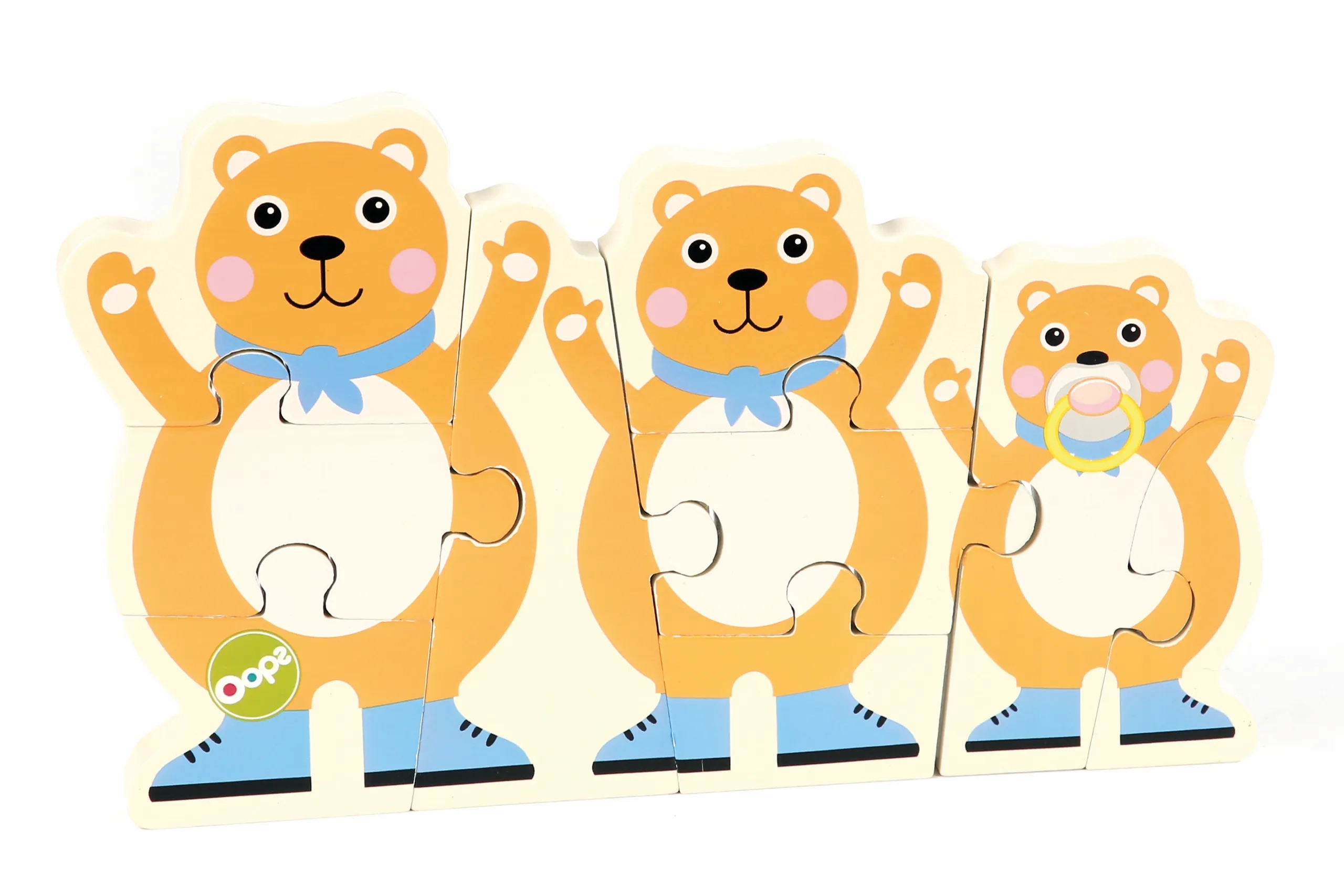 Oops Dual-Step Puzzle Bear - 18 months+ 10 pieces