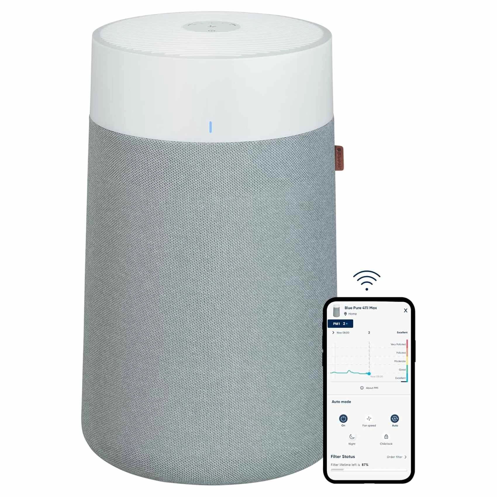 Blue Pure 511i Max - Wi-Fi-enabled HEPASilent