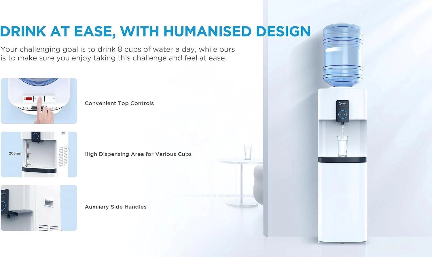 Top loading Water Dispenser - 420W 1.02L