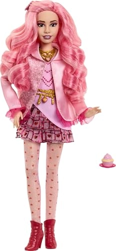 Bridget the Young Queen of Hearts Fashion Doll - Light Pink Hair Cupcake Accessory Ages 4+