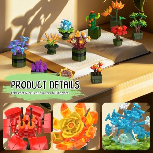 Succulent Flower Building Set (10001)