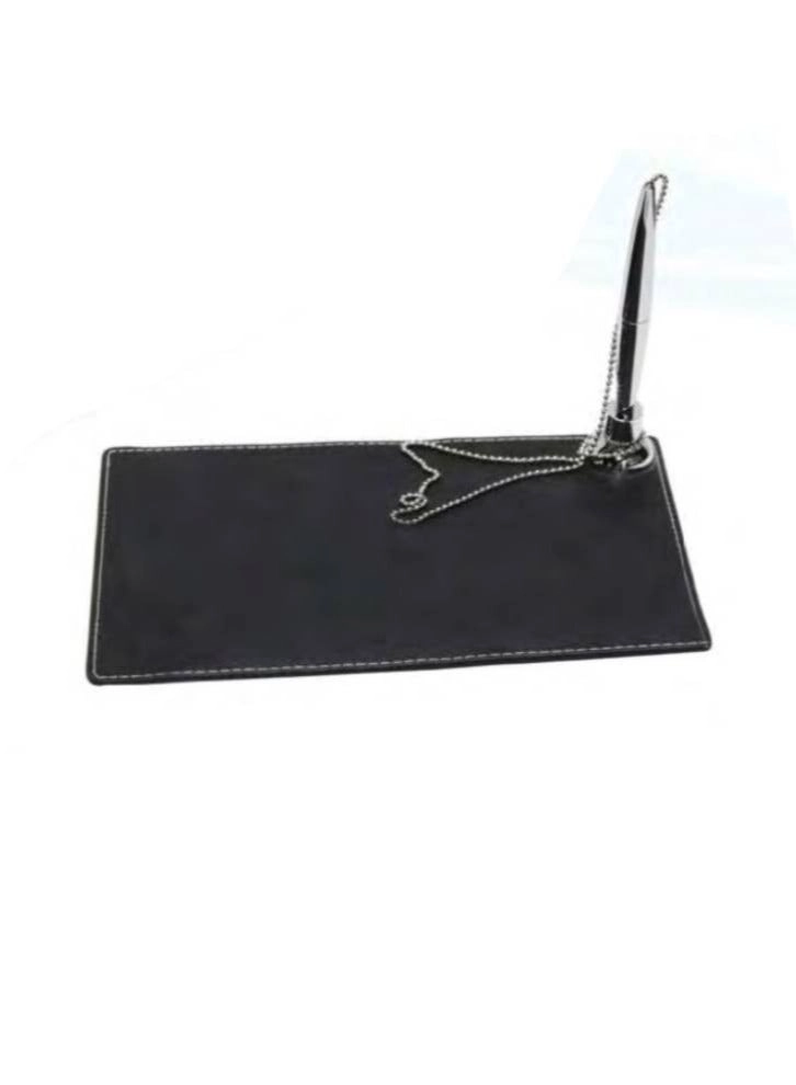 Computer PU Leather Office Mouse Pad - 23x17 cm