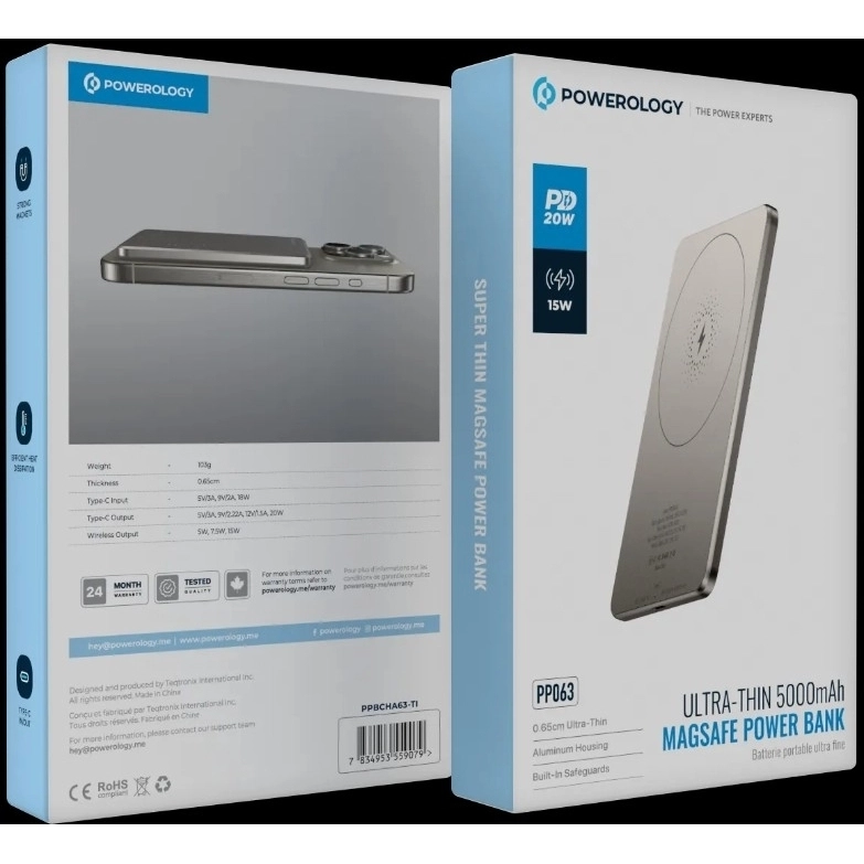 PPBCHA63-GY - 5000mAh 15W