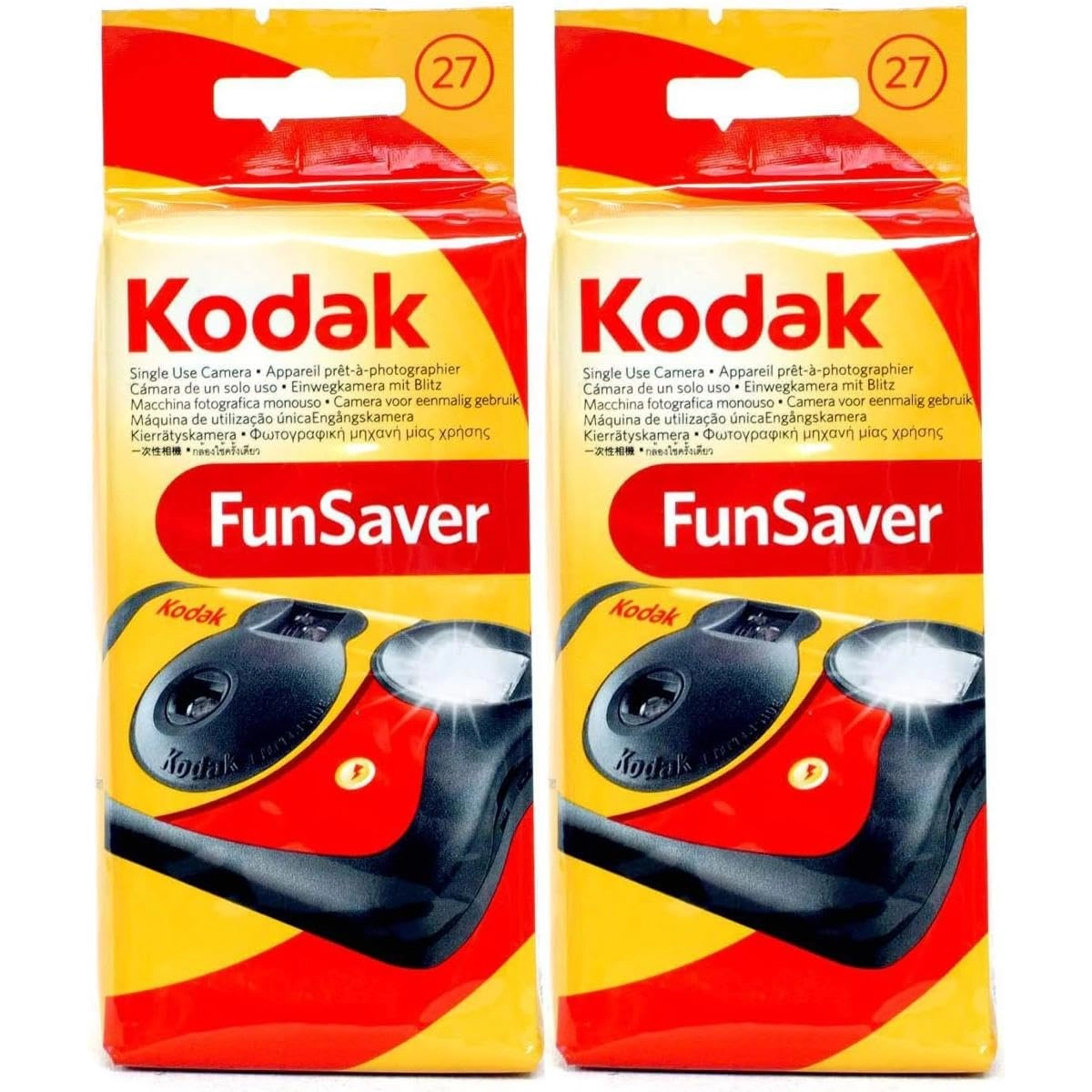 Kodak FUN Saver - 800 speed 27 exposure Bundle
