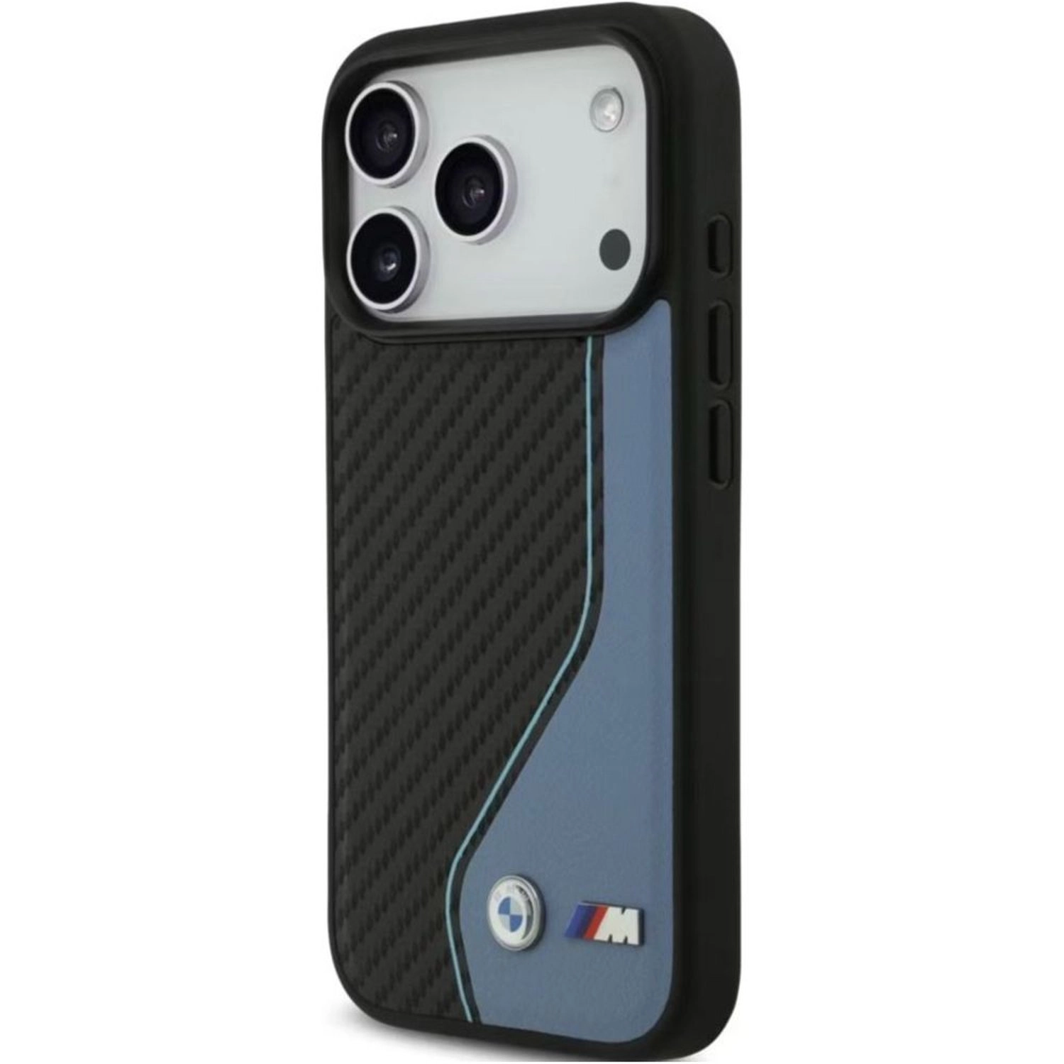 PU Leather and Carbon Case with MagSafe for iPhone 17 Pro Max