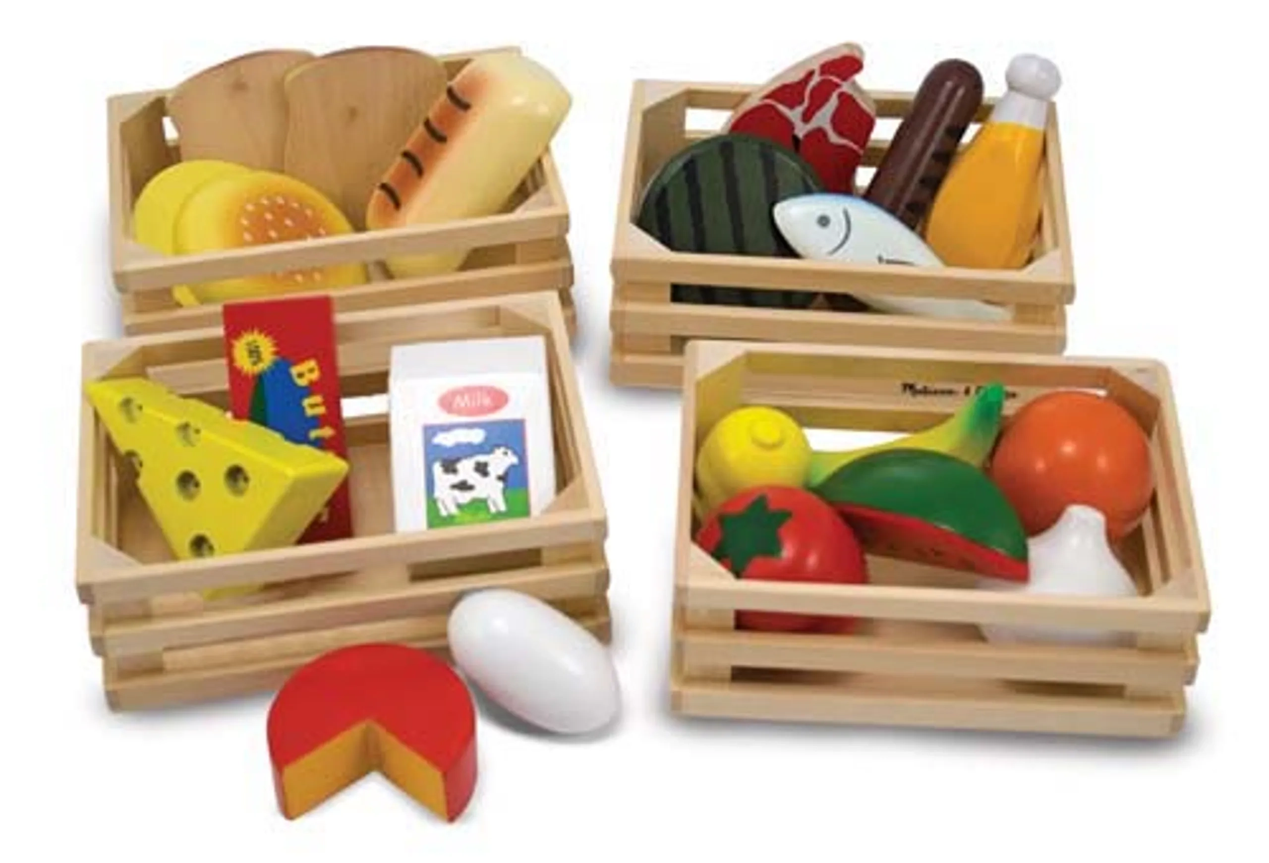 Melissa & Doug Food Groups - Suitable for 3 years & above 21 pieces