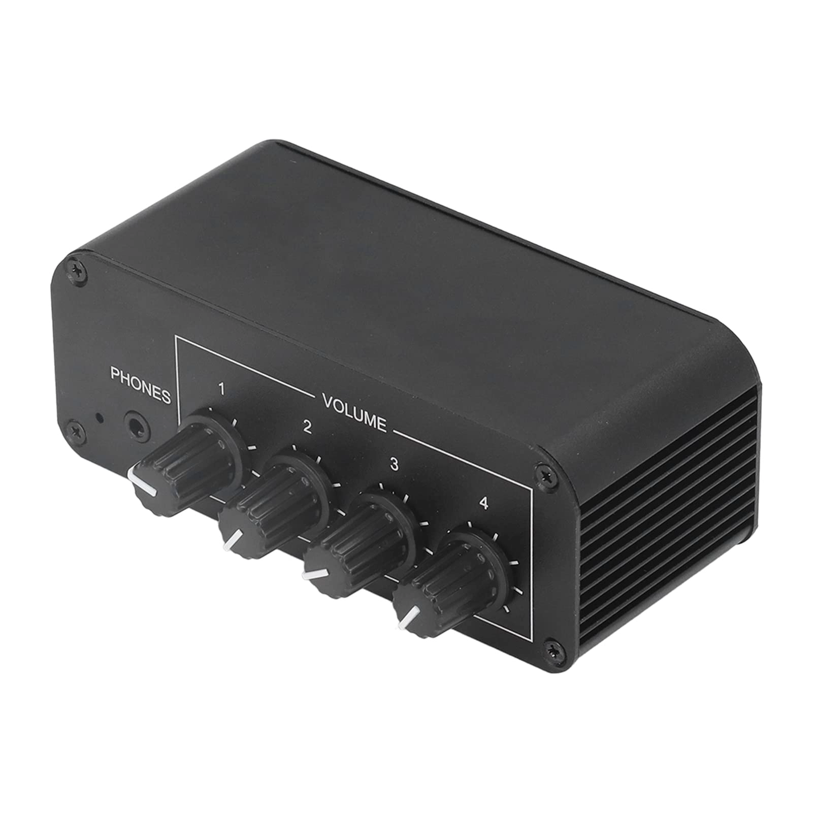 ASHATA Stereo Sound Mixer - 4 Channel RCA Input and Output