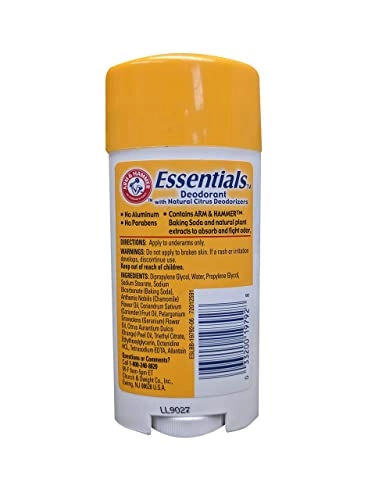 Essentials Solid Deodorant - Unscented 71.24 gram Pack