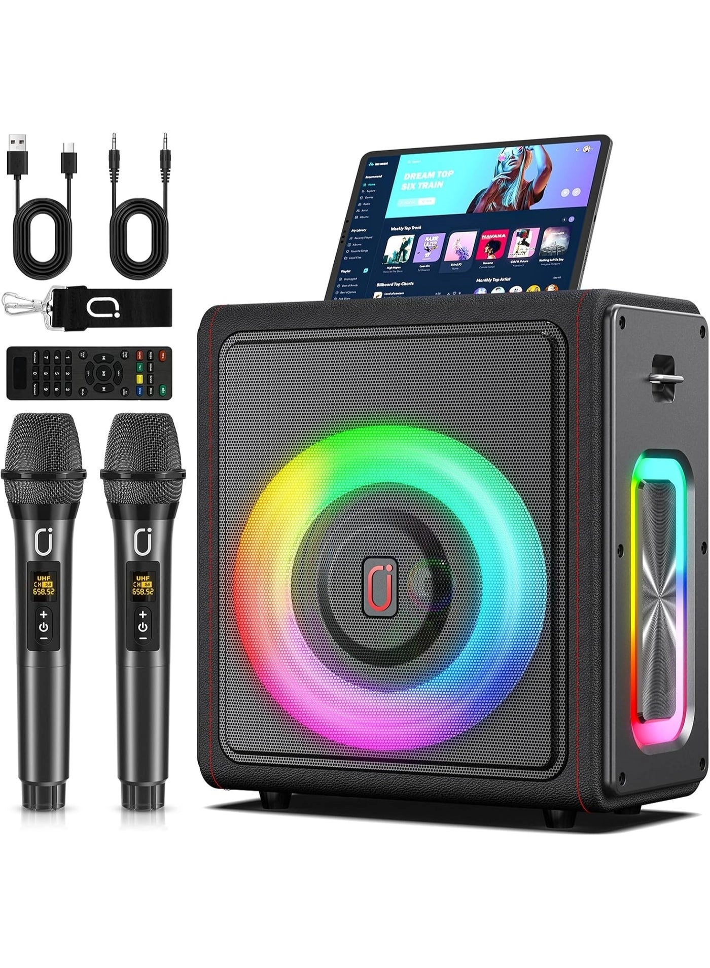 Karaoke machine - 2 wireless microphone