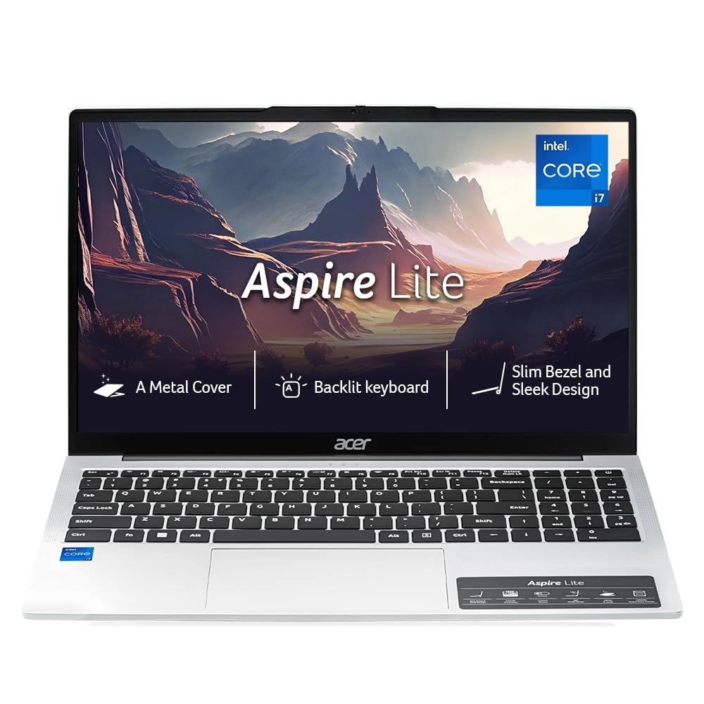 Acer, Acer India PVT LTD, R.S. No: 38/2, Sedarapet Main Road, Sedarapet, Villianur Commune, Puducherry-605111 Aspire Lite AL15-52H - 15.6'' Core i7-12650H 16GB DDR5 512GB SSD