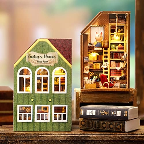 Miniature Wooden Dollhouse Furniture Kit - Creative Room 1:24