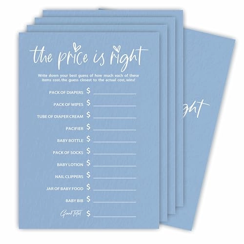 True or False Game Set For Baby Shower - 30 pieces