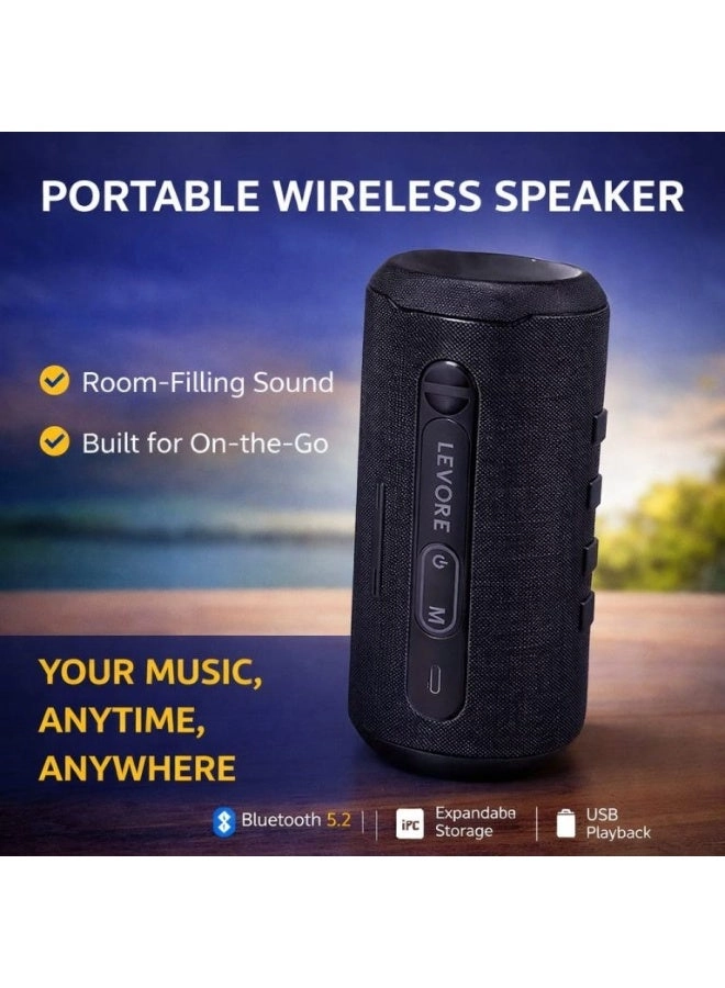 Portable Wireless Speaker - Bluetooth FM Radio