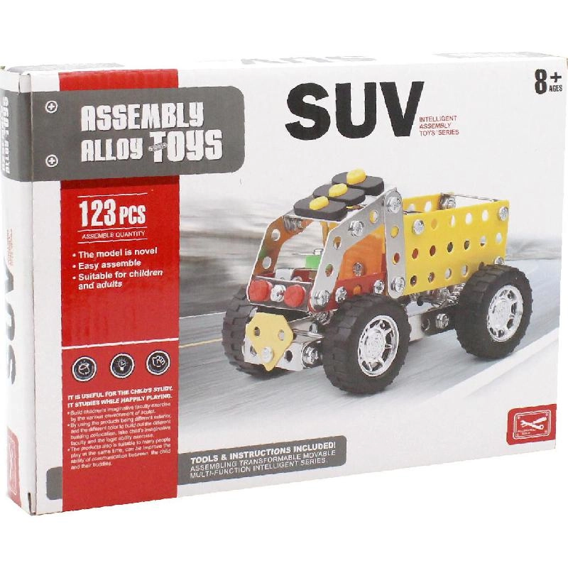 Non Branded Standard Items SUV Car Jeep - 123 pcs for ages 8+