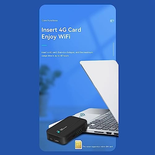 Portable WiFi Hotspot - 4G LTE WiFi 802.11g/b/n 300Mbps