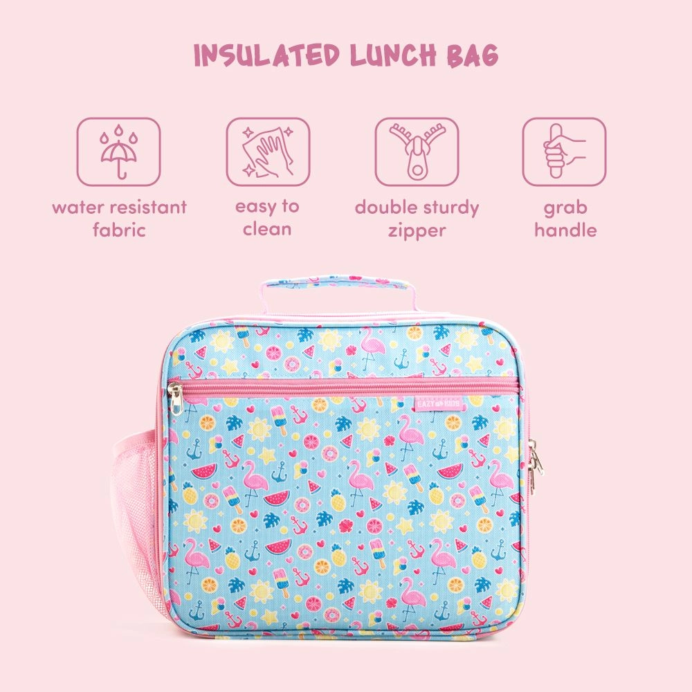 Lunch Box - 1100ml Racing Green + Water Bottle - 450ml + Lunch Bag - 3600ml