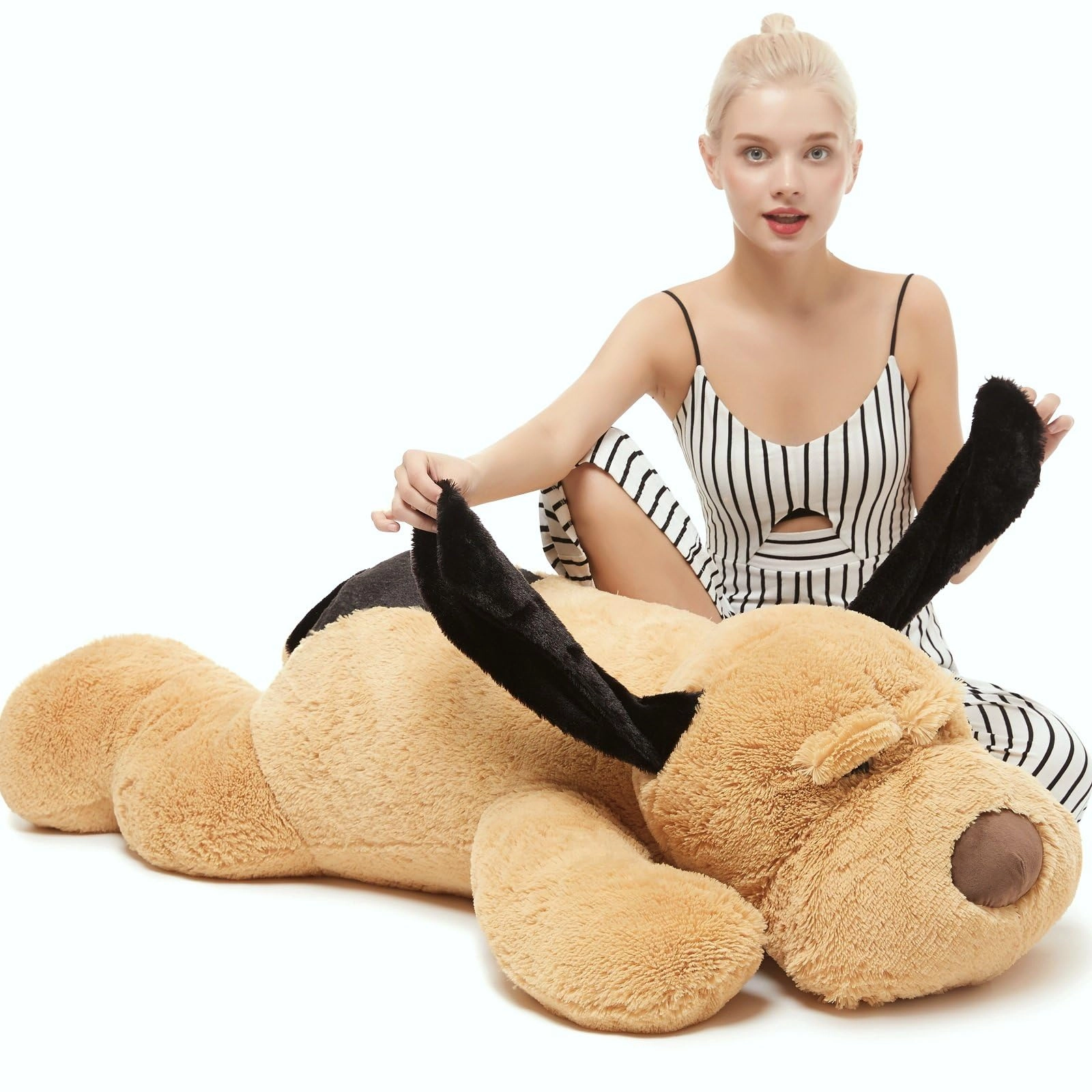 MorisMos Giant Dog - 51inch Plush White