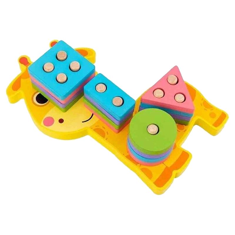 Wooden Stacking Shapes Puzzle - 3+ Years 21 piece(s)