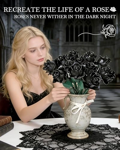 Gothic Black Rose Bouquet