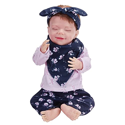 Rebirth Baby Doll - 19 Inch Vinyl Baby Girl Eyes Closed Ages 3+