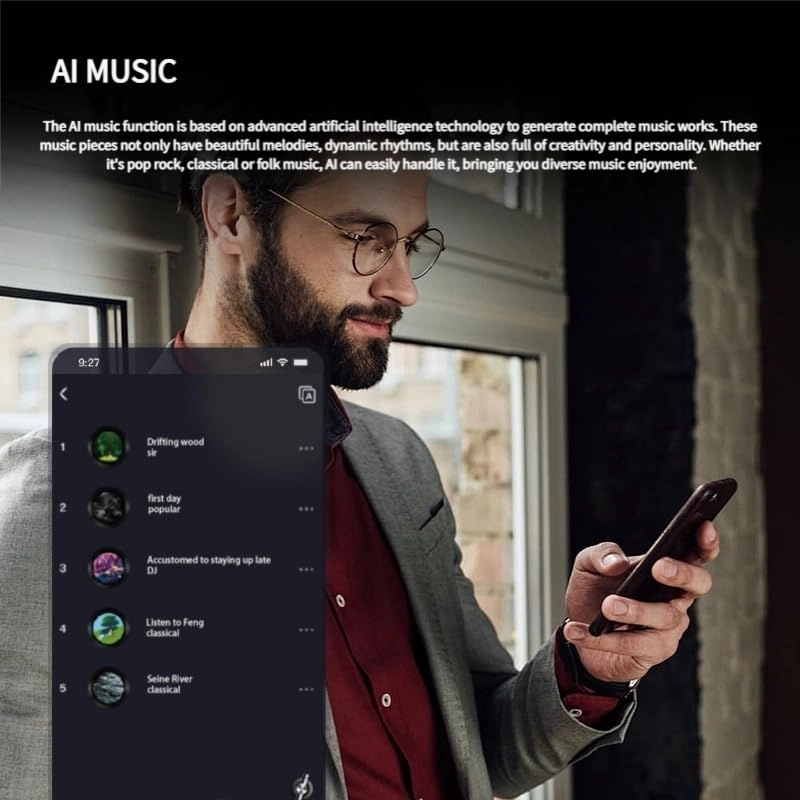 Smart Glasses - AI Bluetooth Speaker UV Protection