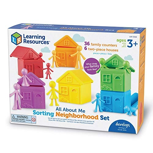 All About Me Sorting Neighbourhood Set - 3+ 36 Pcs
