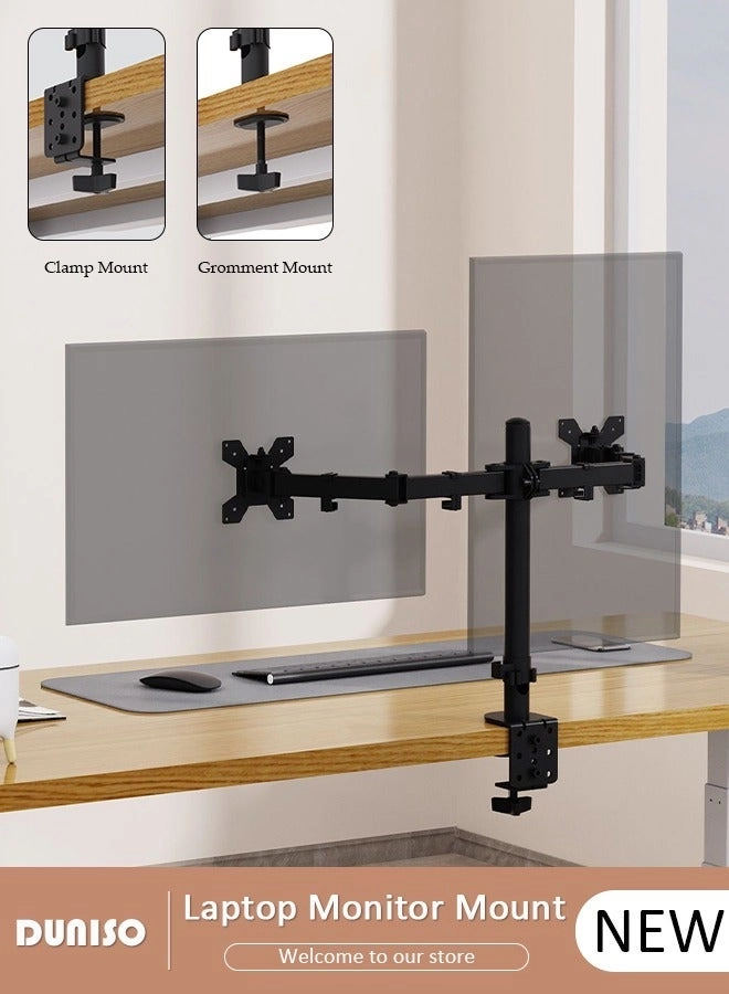 Dual Monitor Arm - 2 13-27 inch 75x75 mm 100x100 mm
